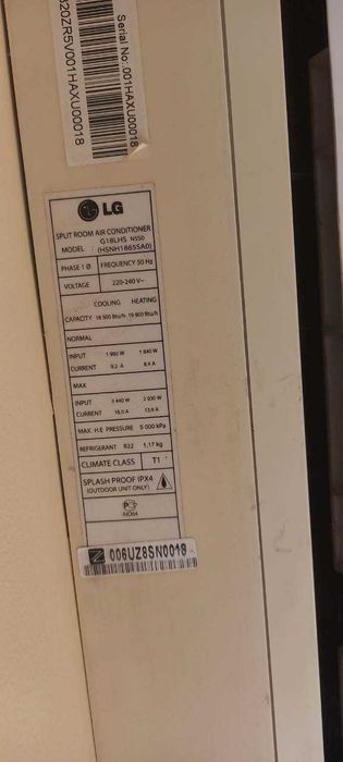 Кондиционер LG-18 б/у (пишите в Телеграм)