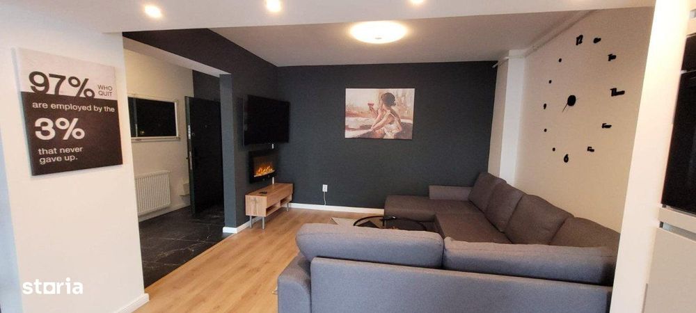 Apartament 2 camere, LUX, 58 mp, gradina 30 mp, Zona Teilor
