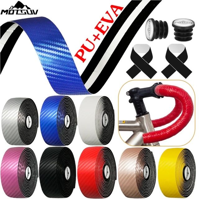 Ghidolina carbon lucioasa moale confortabilă ghidon bicicletă cursiera antiderapanta spuma Eva + PU