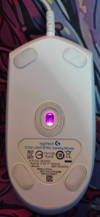 Mouse gaming Logitech G102 LIGHTSYNC RGB, USB, ALB