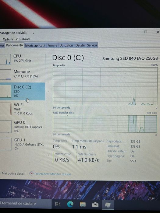 Laptop ASUS X550JK – i7 / GTX 850M / SSD