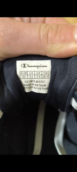 Кецове Champion, номер 42, стелка 26,5см.м