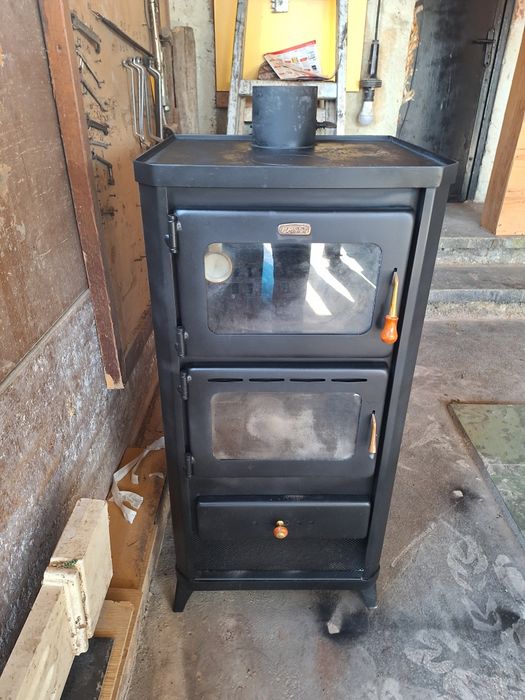 Печка на дърва използвана