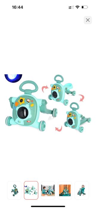 Ходунки каталка 3 в 1