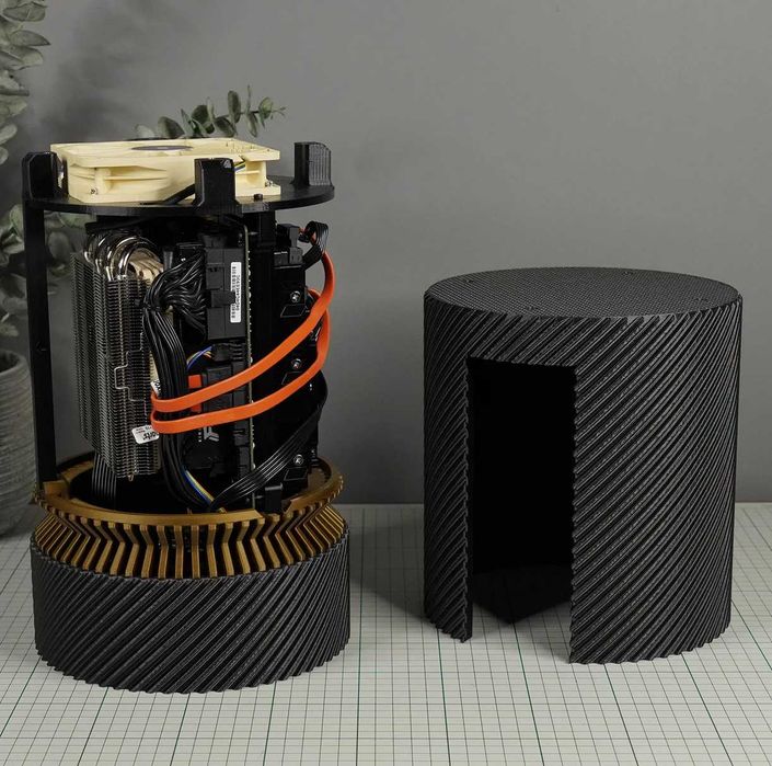 Carcasa ITX APU miniNAS eleganta si cu un aspect superb