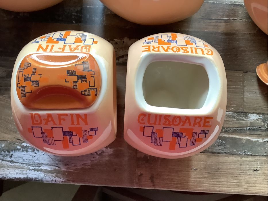 Set condimente Sighisoara 12 buc portelan