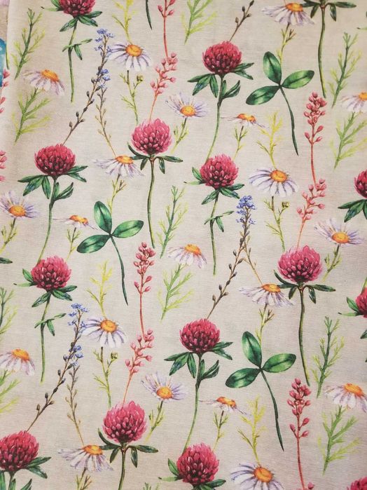 Покривка за маса от лен/полиестер - испански плат Лонета