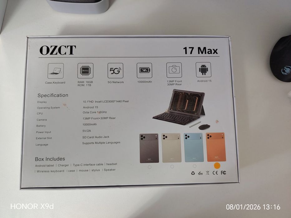 Продам Планшет Новый.