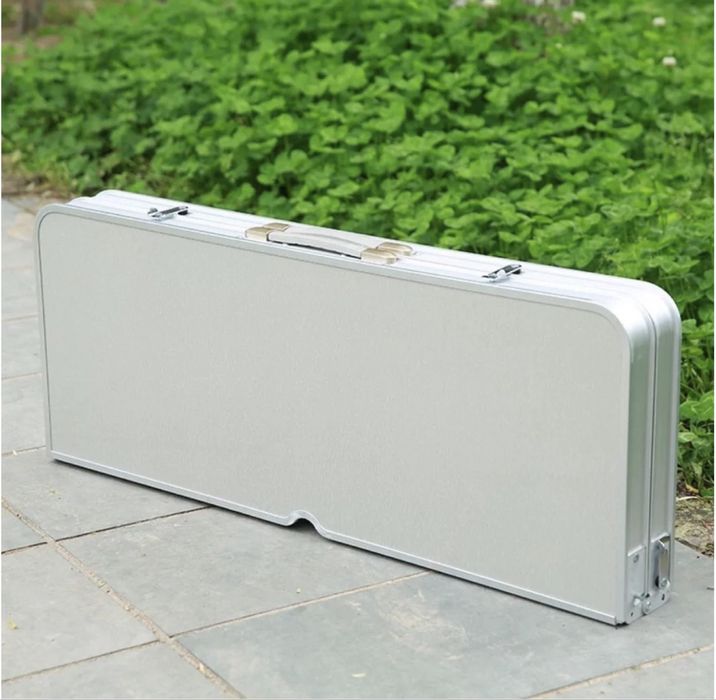 Masa pliabila cu 4 scaune pentru picnic din aluminiu NOU