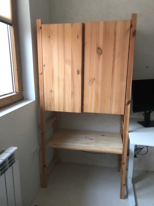 Модулна етажерка с шкаф IVAR (IKEA)