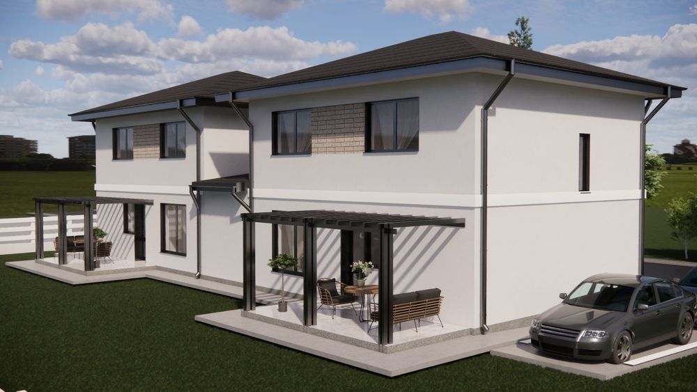 Casa P+E 4 camere-2 bai-decomandat-200m statie Finalizare 2026