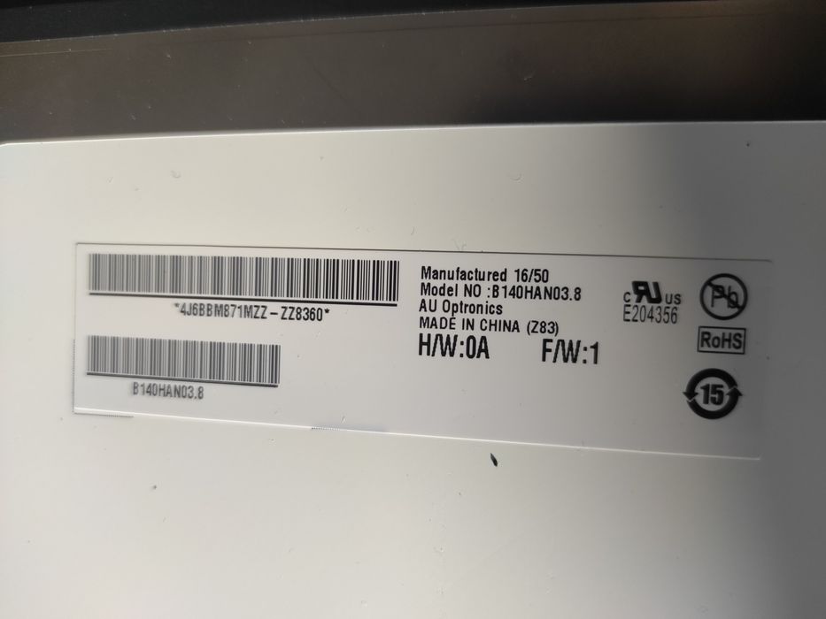 1 Display lalptop asus ux 490u. Si 2 unul de 14 inch 30 pin full HD