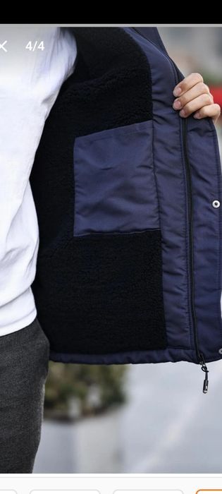 Продавам чисто ново мъжко дебело зимно ватирано непроникаемо яке .