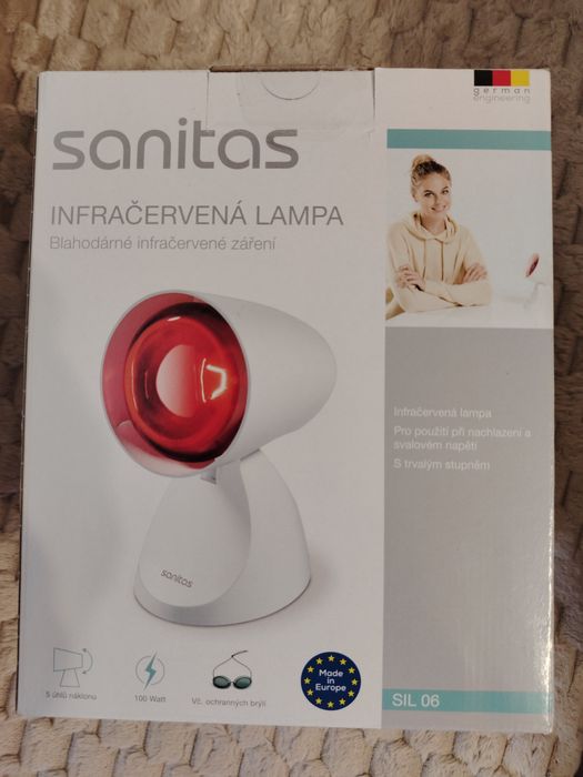 Нова инфрачервена лампа Sanitas 100 W