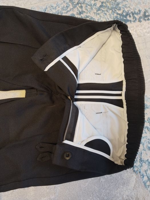 чёрные Штаны/Брюки с сшитыми стрелками