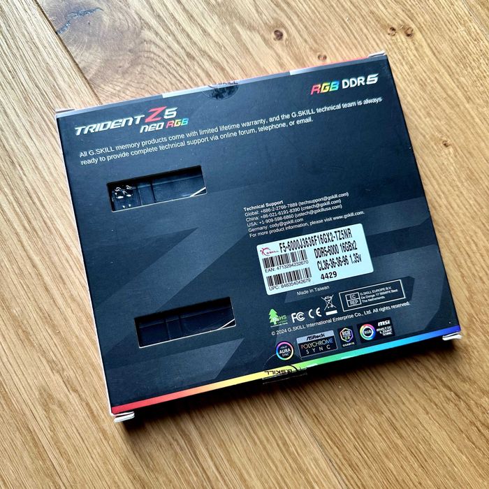 Memorie G.Skill Trident Z5 Neo RGB DDR5 32GB 6000MHZ CL36 Dual Kit