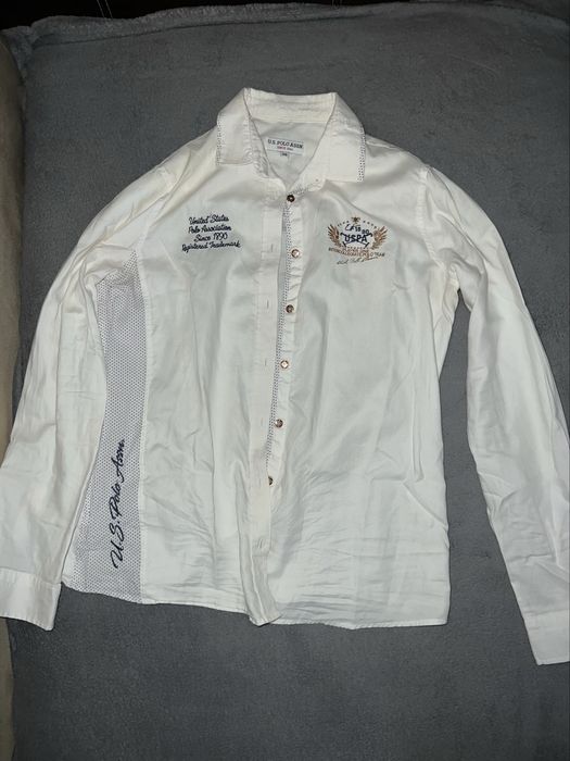 Camasa U.S. Polo Assn alba