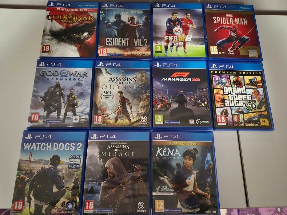 Playstation 4 Slim 500gb с 2 джойстика и игри по избор