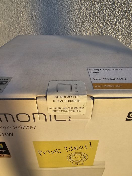 Nemonic sticky notes printer sigilat nou
