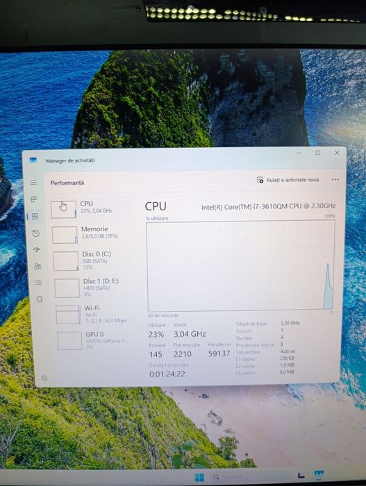 Laptop gaming Asus rog display 17.3 procesor i7 video nvidia 3 gb