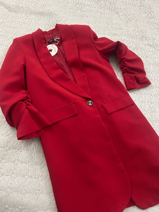 Дълго дамско сако