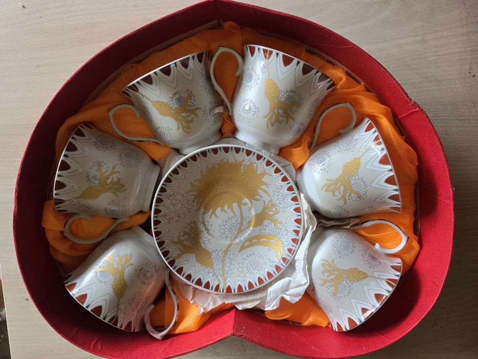 Чаши за кафе комплект китайски порцелан