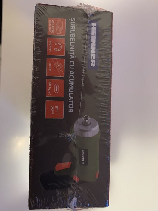 Surubelnita electrica HEINNER 4v li-ion
