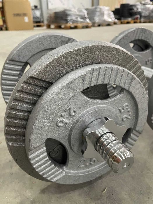 Set 35 kg gantere cu discuri din fier ( 2x17,5kg ) 30/31 mm