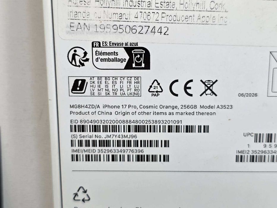 iPhone 17 Pro, Sigilat, Gar. 2 ani - KLI Amanet