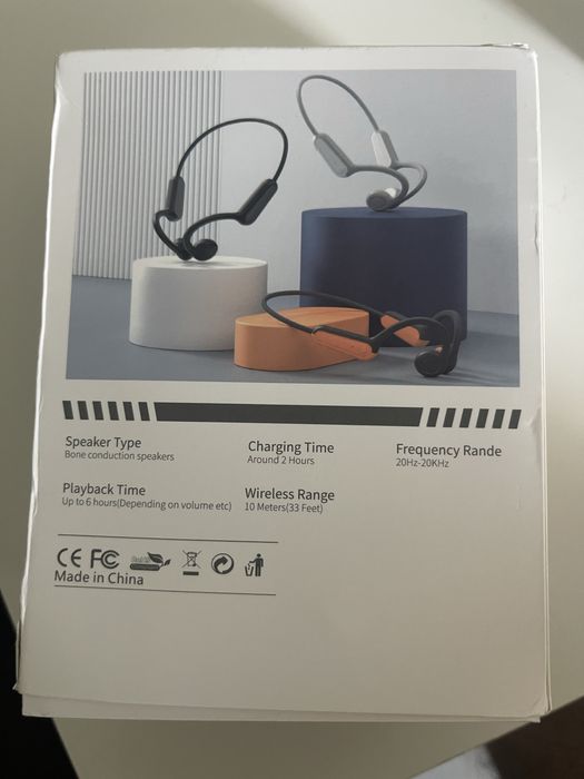 Casti bluetooth sport Xiaomi Bone Conduction/Conductie osoasa,noi