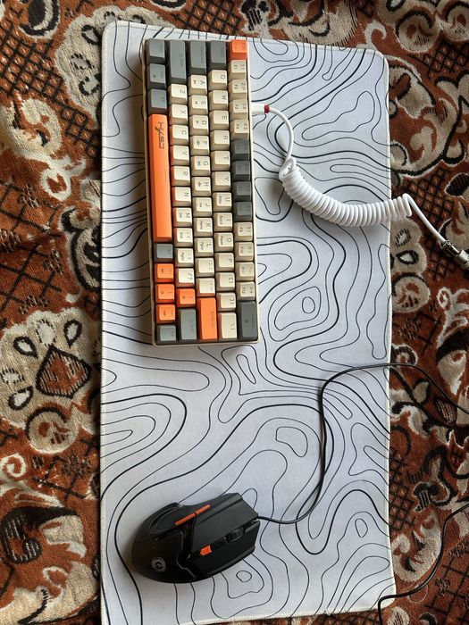 Мишка клавиатура и мауспад