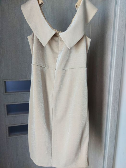 Rochie eleganta crem