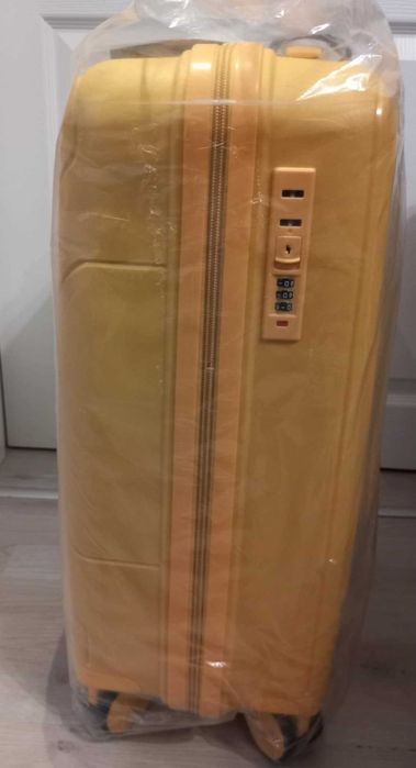 Куфар за ръчен багаж Perfect Line, PP, 20", Жълт