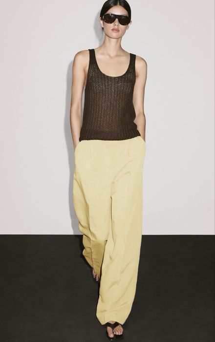 Костюм из льна Massimo Dutti