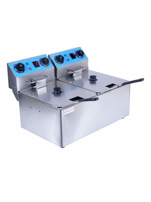 Фритюрница BACKERCRAFT GB-8L-2 серебристый