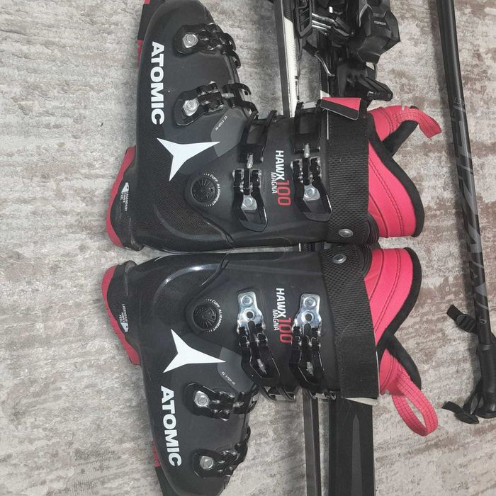 горные лыжи в комлекте