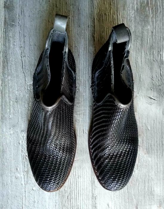 Ghete piele, culoare neagră, măr.38