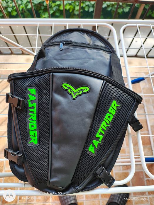 Сак за опашката на мотор кожен чисто нов водоустойчив два модела с лог