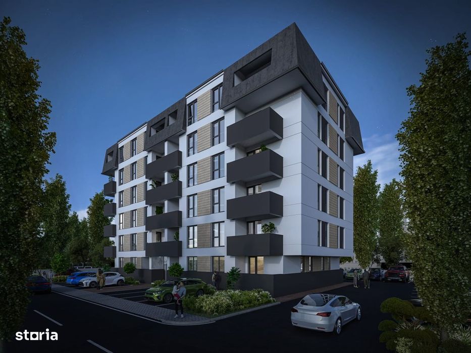 Garsoniera modernă, bucătărie închisă, str Tineretului,Chiajna