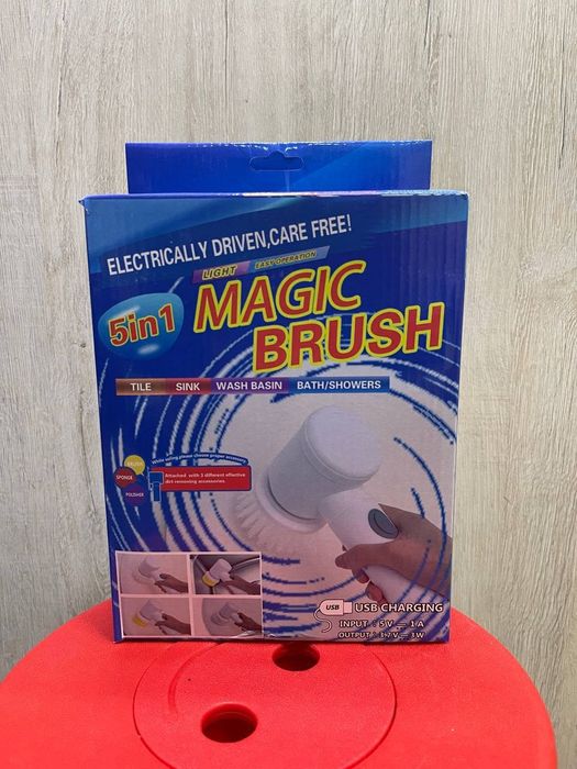 Электрическая щетка для мытья посуды и уборки дома 5в1