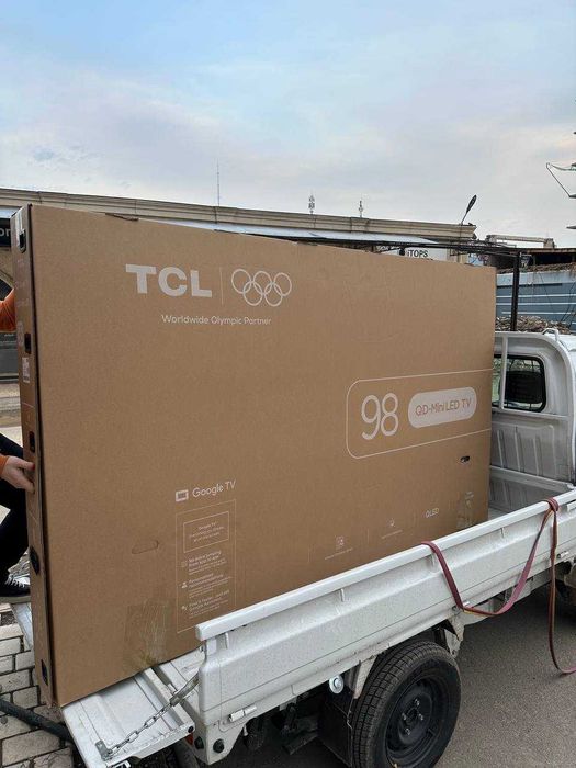 Телевизор "TCL 98 mini-led 4K 144 hz Google TV + бесплатная доставка