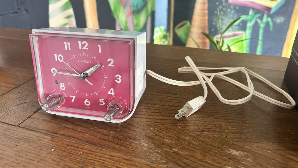 Eлектрически будилник SEIKO – Япония, 1969 г. space age, pop art