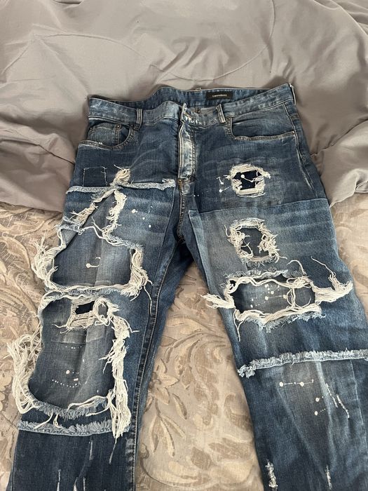 Мъжки дънки паус