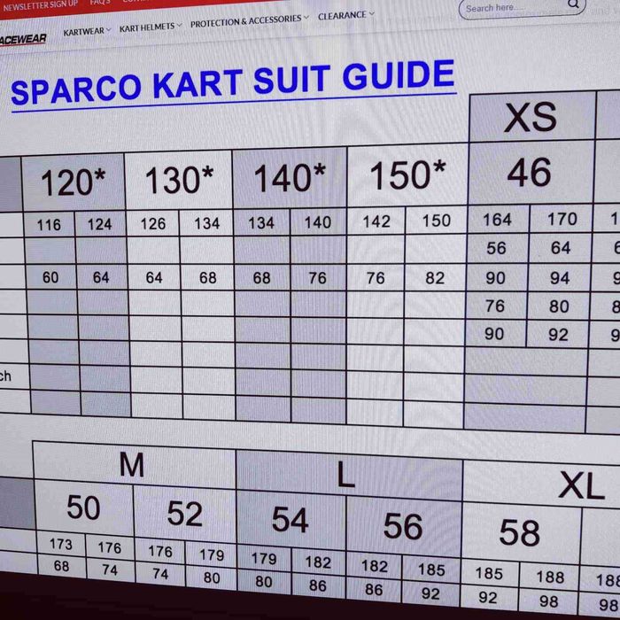 Sparco картинг/Рали  костюм/ Екип  -46 номер