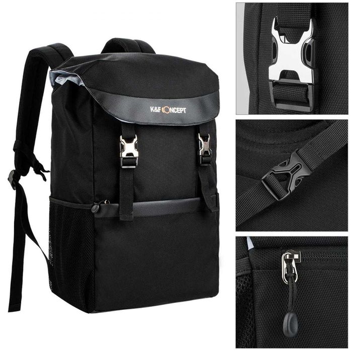 K&F Concept фотографска раница с вадеща се чанта и отделение за лаптоп