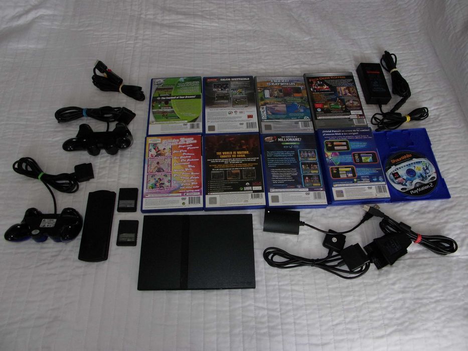 Consola PlayStation 2 Originala cu jocuri