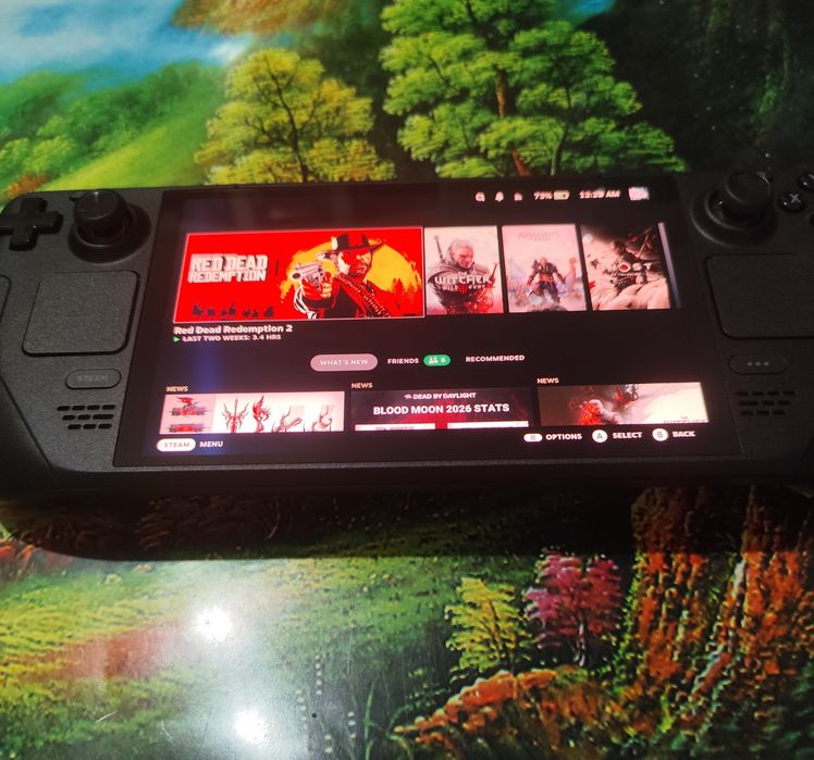 Steam Deck OLED 512GB + 1TB Sd Card-100% Battery Health