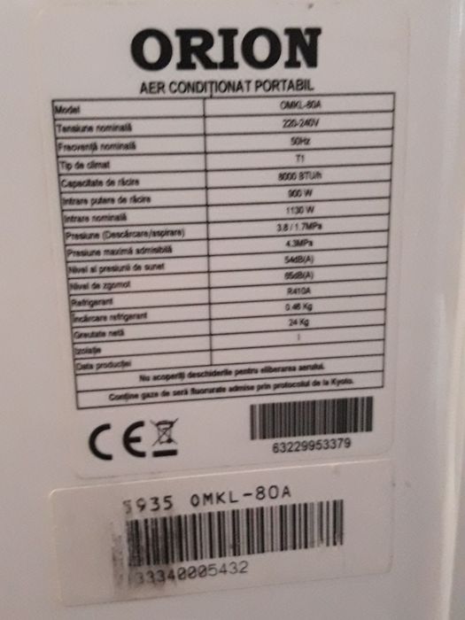 Ap.aer conditionat Orion