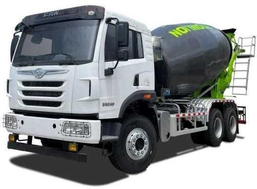 Автобетоносмеситель  Zoomlion 10JBJ шасси FAW 10 куб цена CIP TASHKENT