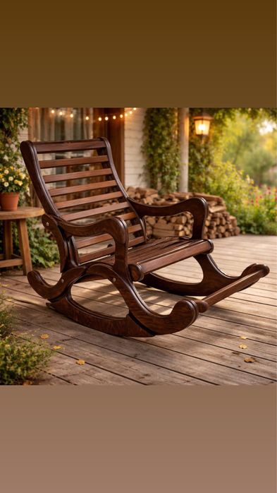 Кресло-качалка со сьемной подушкой